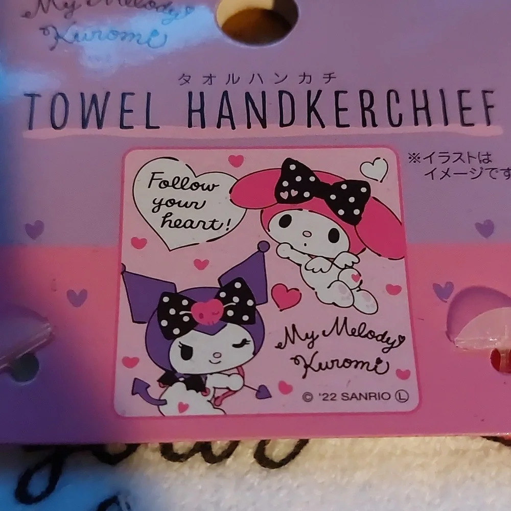 My Melody & Kuromi Towel Handkerchief
